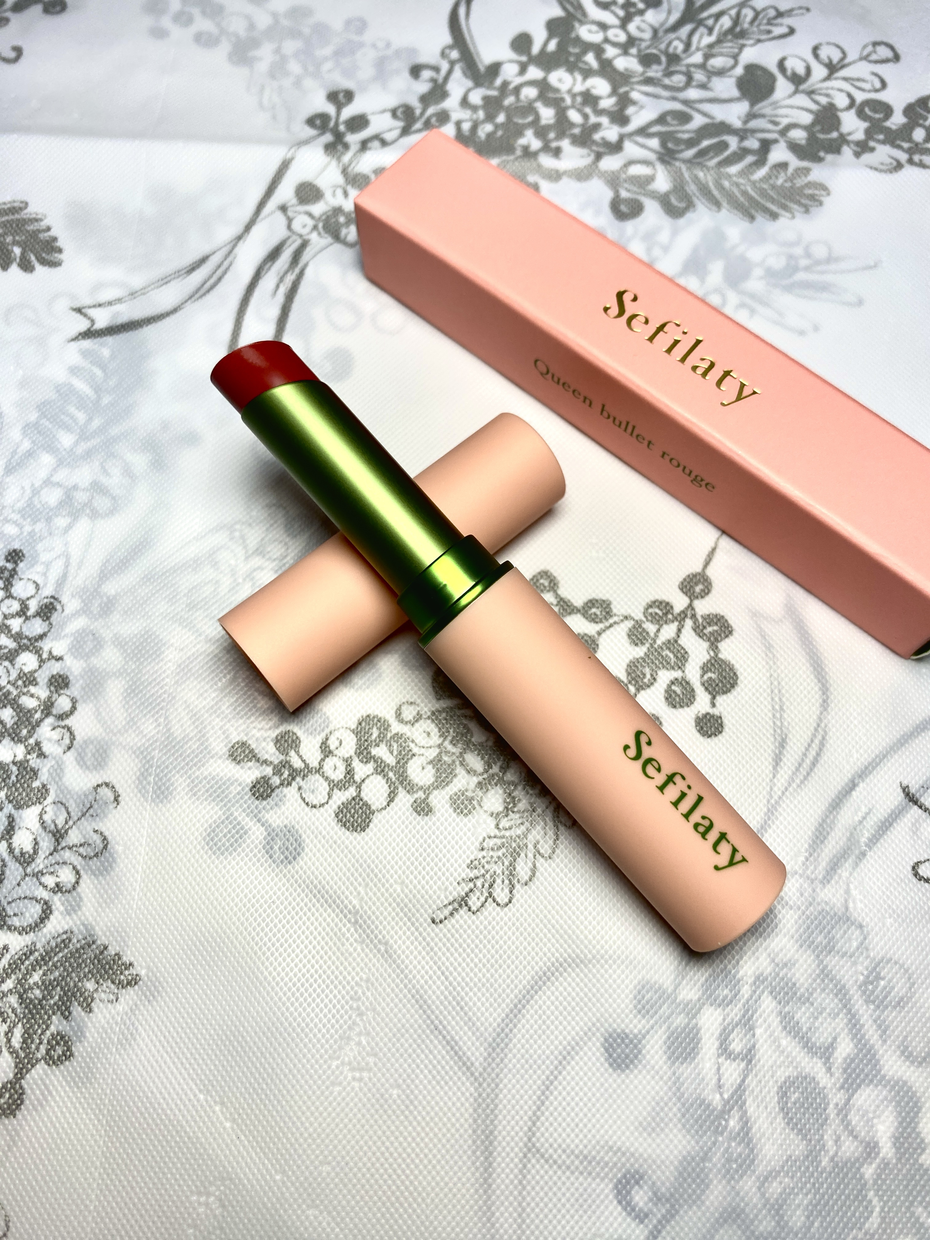 セフィラティ クイーンバレットルージュ 01 ピンクトリート/Sefilaty/口紅を使ったクチコミ（1枚目）