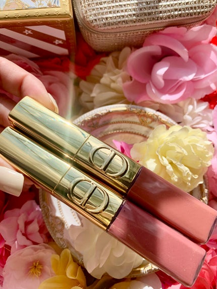 ルージュ ディオール シークイン リキッド デュオ/Dior/リップグロスを使ったクチコミ(1枚目)