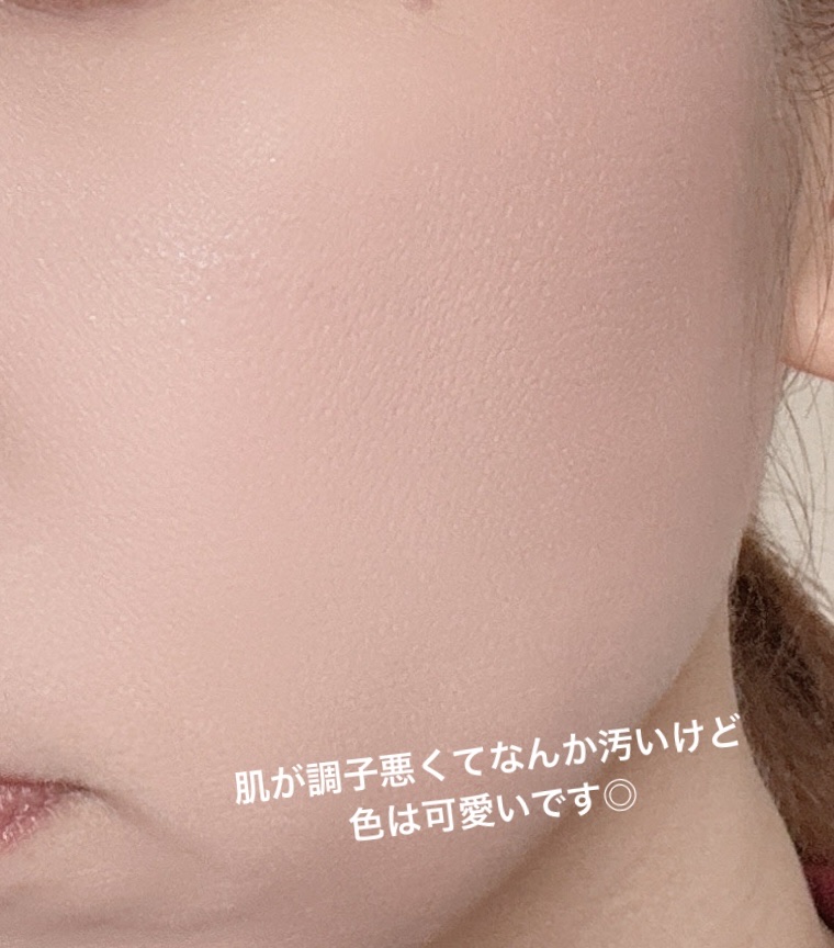 ブレンディングムードチーク/dasique/パウダーチークを使ったクチコミ（3枚目）