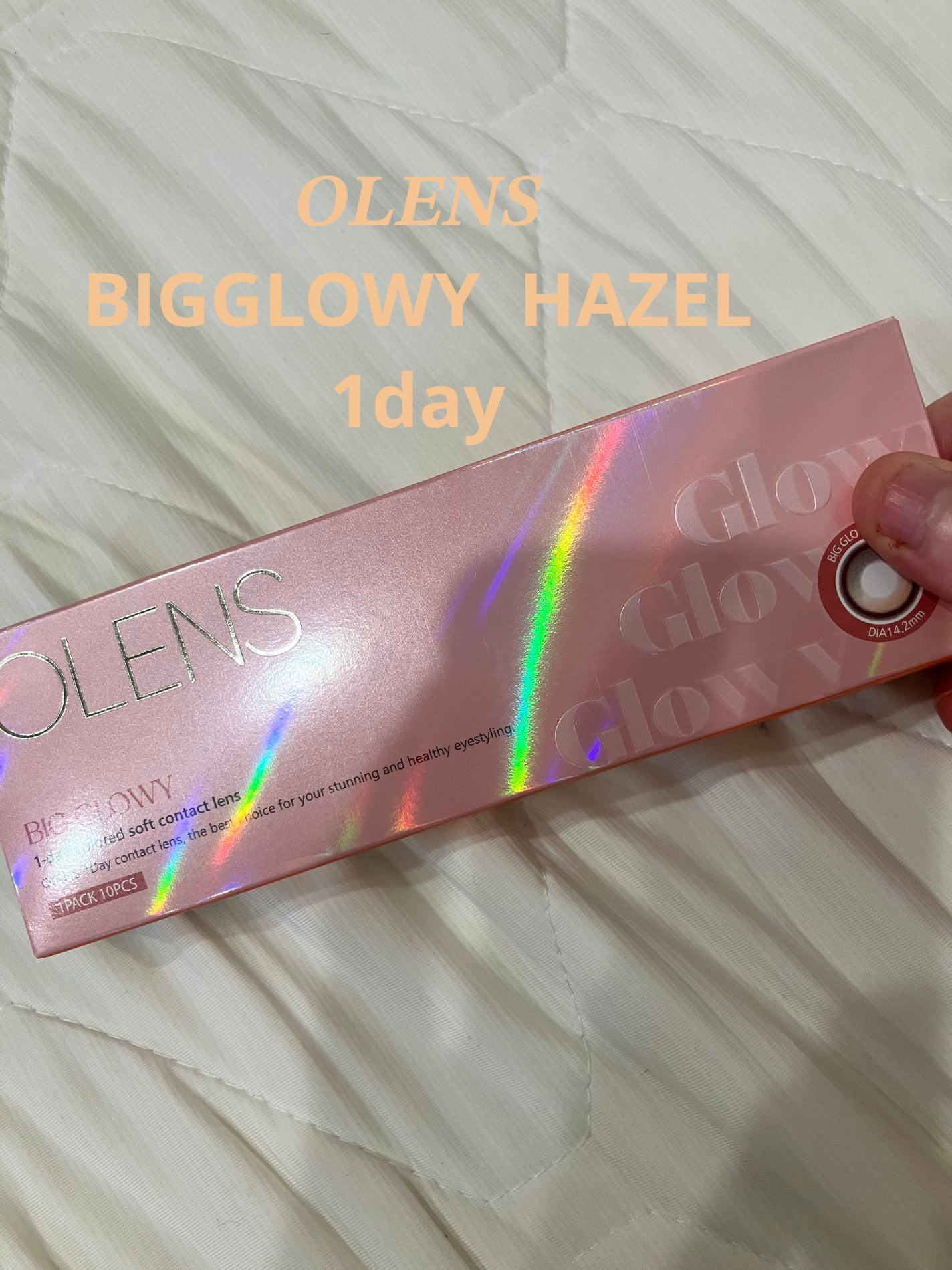 Big Glowy 1day/OLENS/ワンデー(1DAY)カラコンを使ったクチコミ(1枚目)