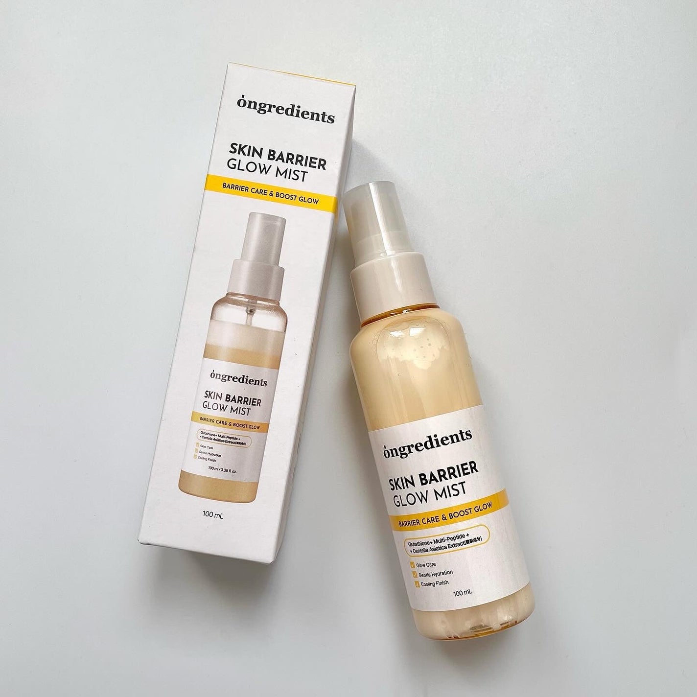 オングリディエンツ スキンバリアグローミスト/Ongredients/ミスト状化粧水を使ったクチコミ(3枚目)