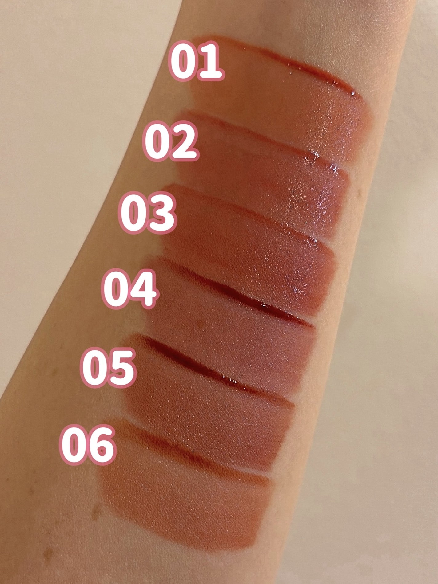 しおりん/相互フォロー/フォロバ100 on LIPS 「ウォーターグレーズリップティント全6色レビュー🩷最近話題の"R..」(2枚目)