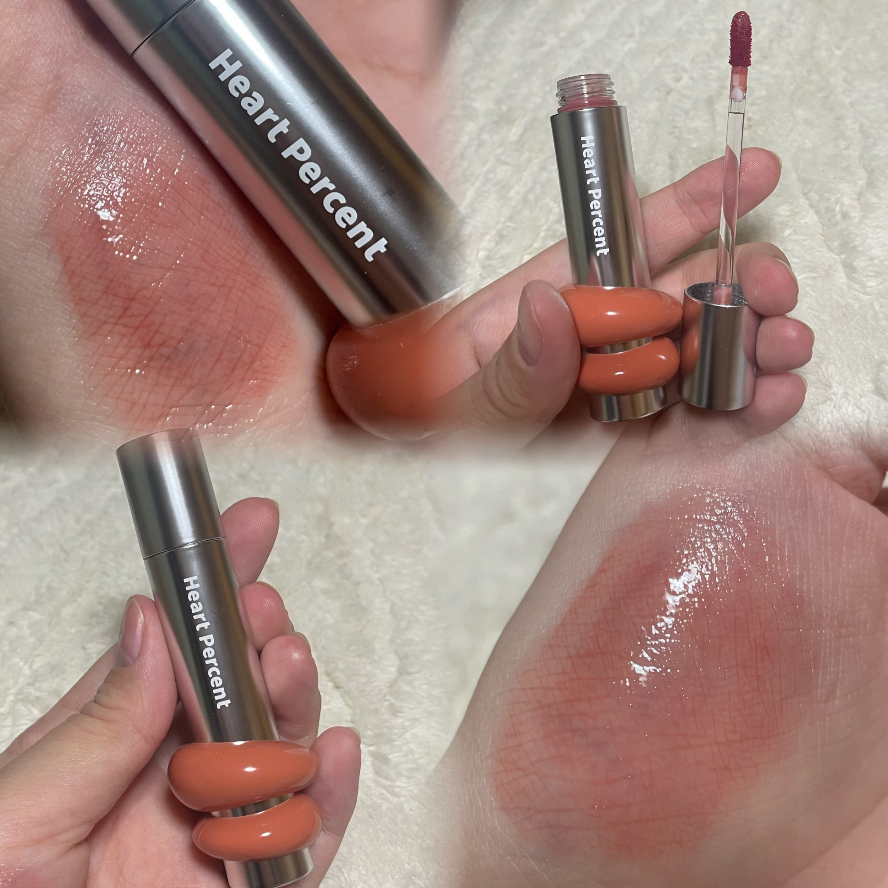 ドットオンムードワンウェイグロイティント 10 フィグジャム/Heart Percent/リップティントを使ったクチコミ（1枚目）
