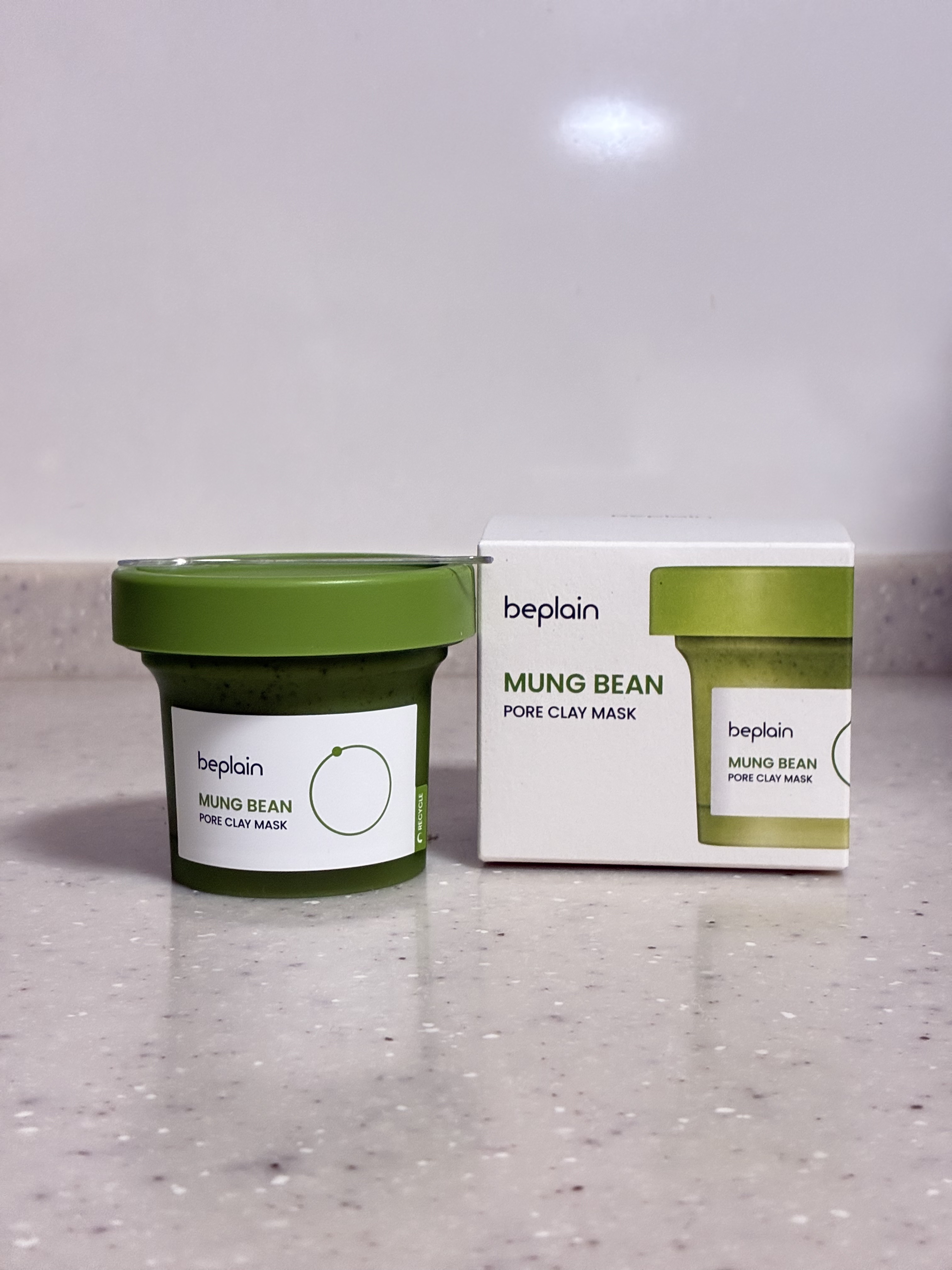 緑豆毛穴クレイパック/beplain/洗い流すパック・マスクを使ったクチコミ（1枚目）