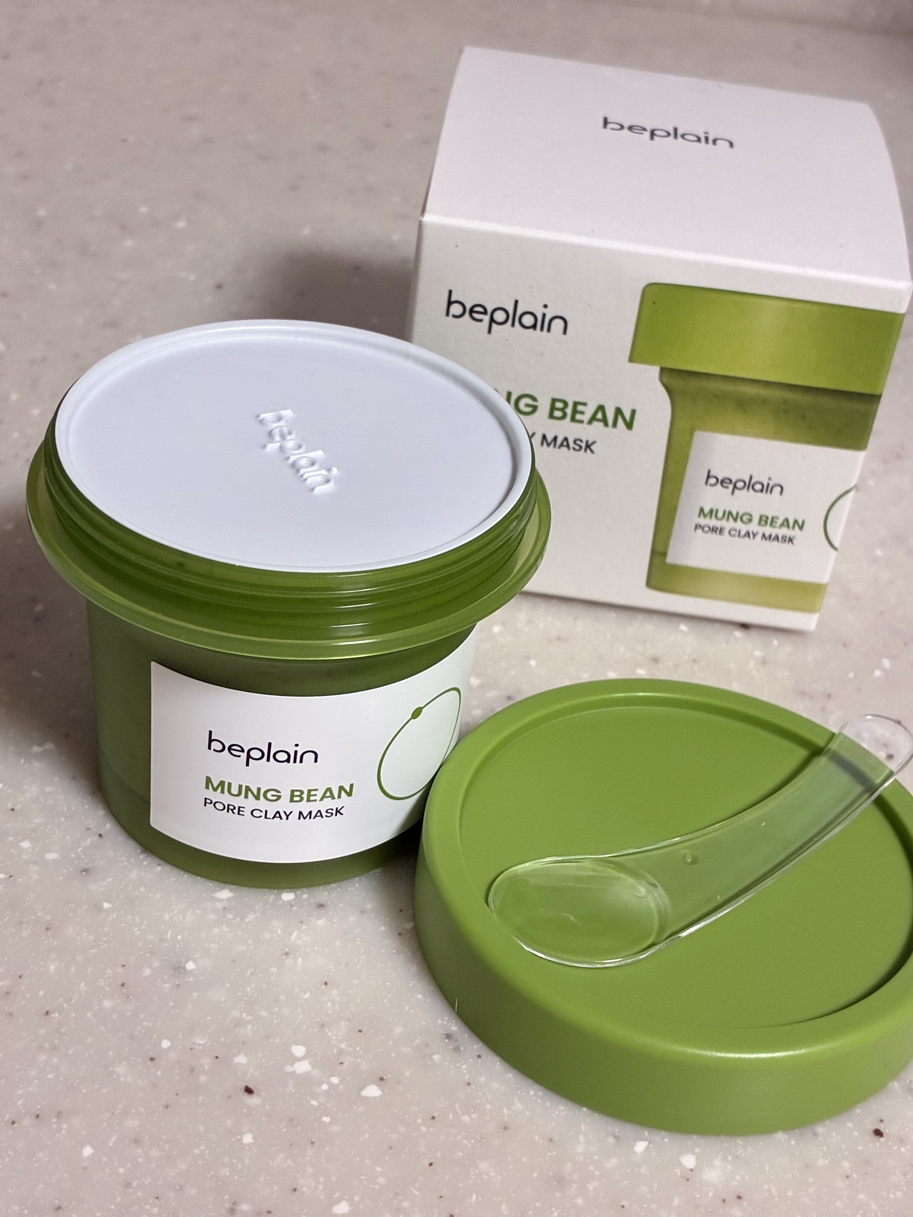 緑豆毛穴クレイパック/beplain/洗い流すパック・マスクを使ったクチコミ（2枚目）
