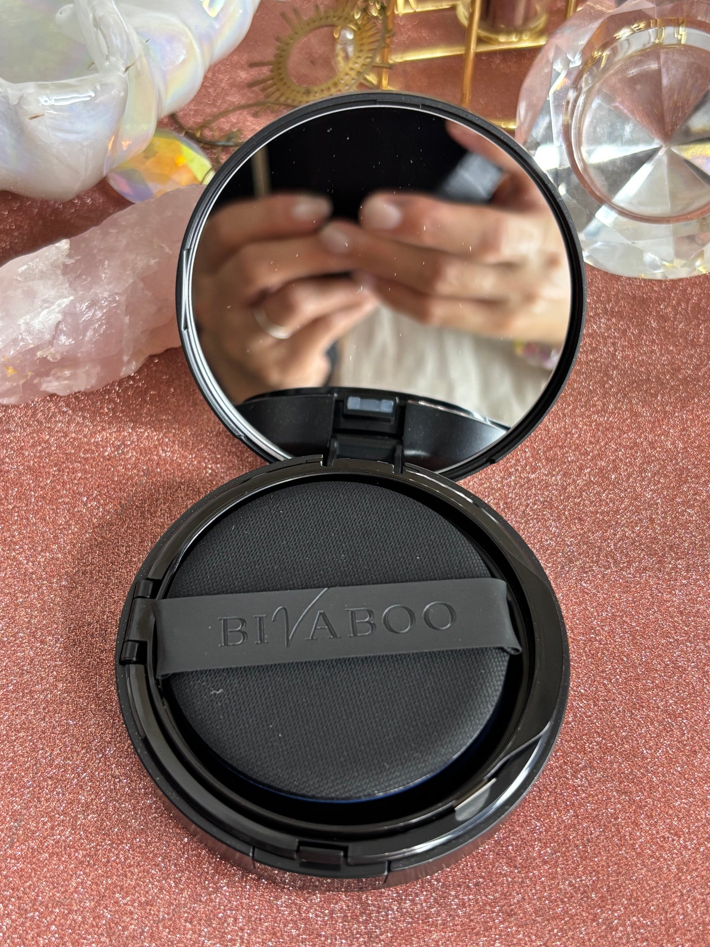 ベルベットジュエルクッション/BIVABOO/クッションファンデーションを使ったクチコミ(7枚目)