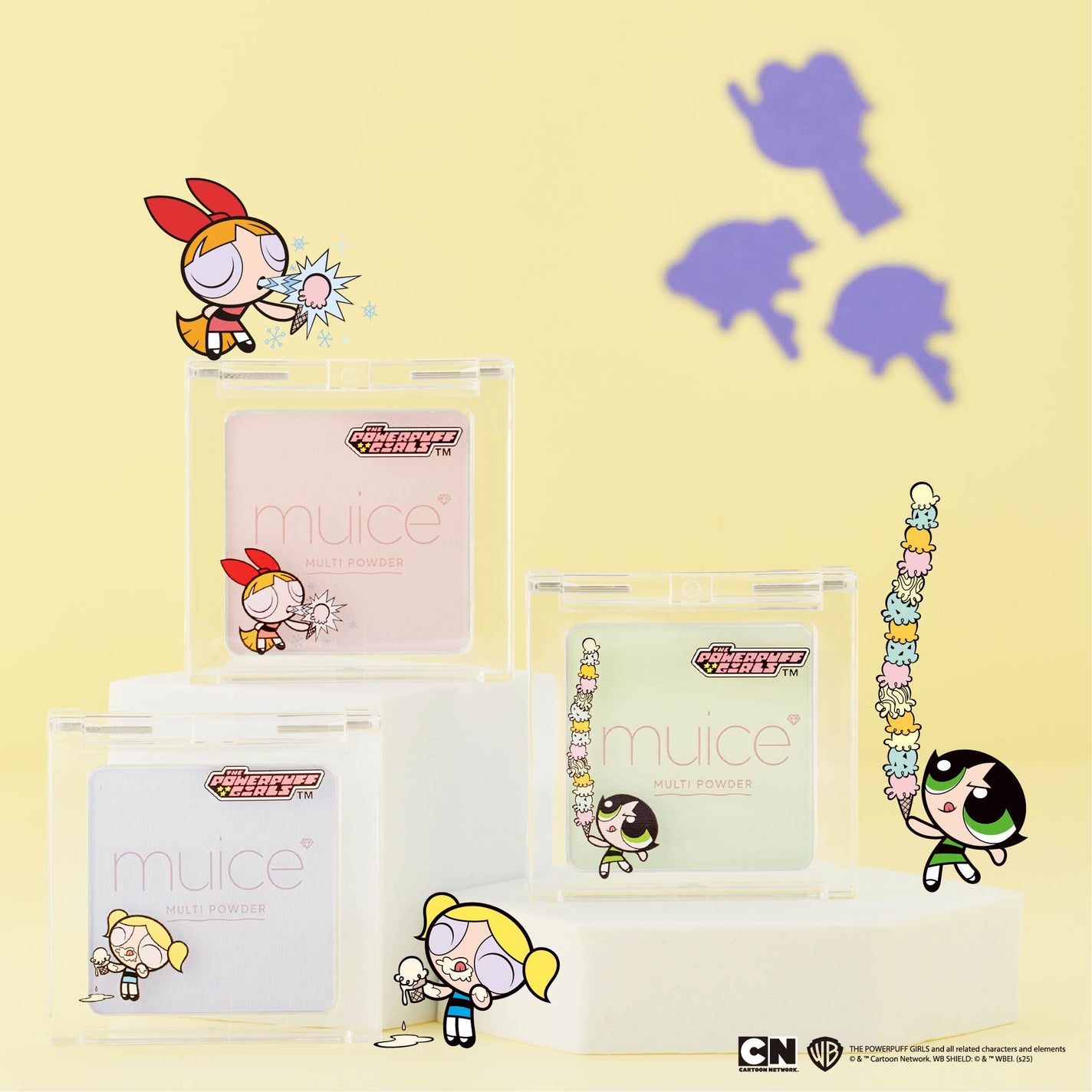 muiceから「パワーパフガールズ」とのコラボ商品が登場の画像