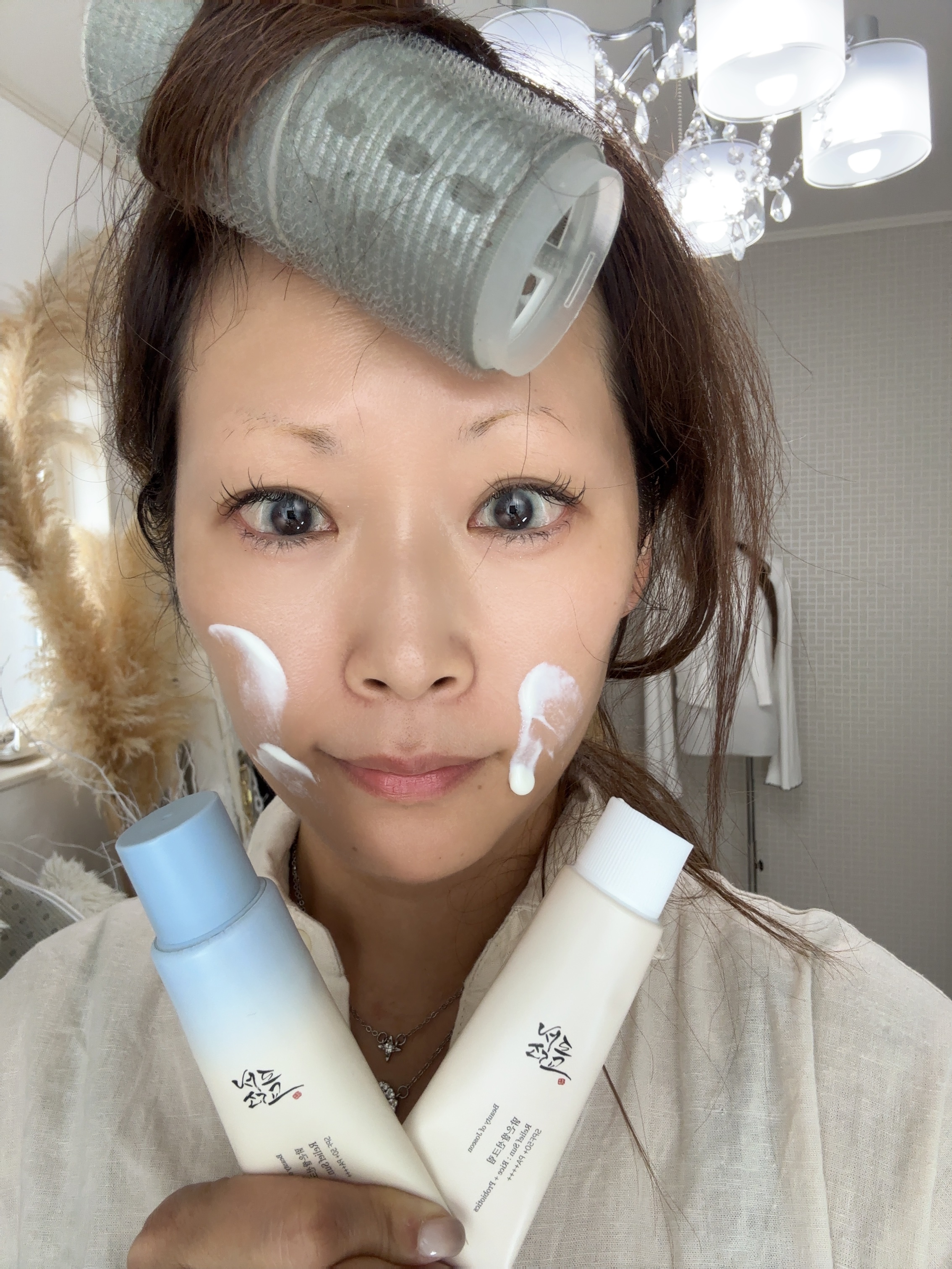 米アクアフレッシュサンクリーム/Beauty of Joseon/日焼け止めクリームを使ったクチコミ（3枚目）