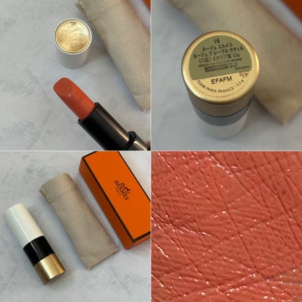 〈ルージュ・エルメス〉 ルージュ ア レーヴル サティネ/エルメス/口紅を使ったクチコミ(8枚目)