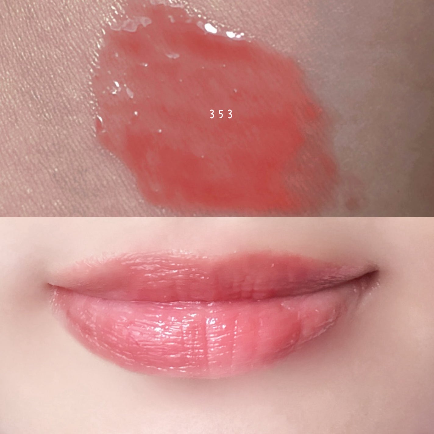 韓国在住mico on LIPS 「❄️ミラーレスリップオイルグロスカラー感そのまま閉じ込めた明る..」(7枚目)