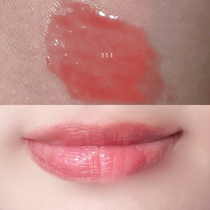 韓国在住mico on LIPS 「❄️ミラーレスリップオイルグロスカラー感そのまま閉じ込めた明る..」(7枚目)