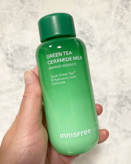 グリーンティー セラミド ミルク エッセンストナー/innisfree/化粧水を使ったクチコミ(2枚目)