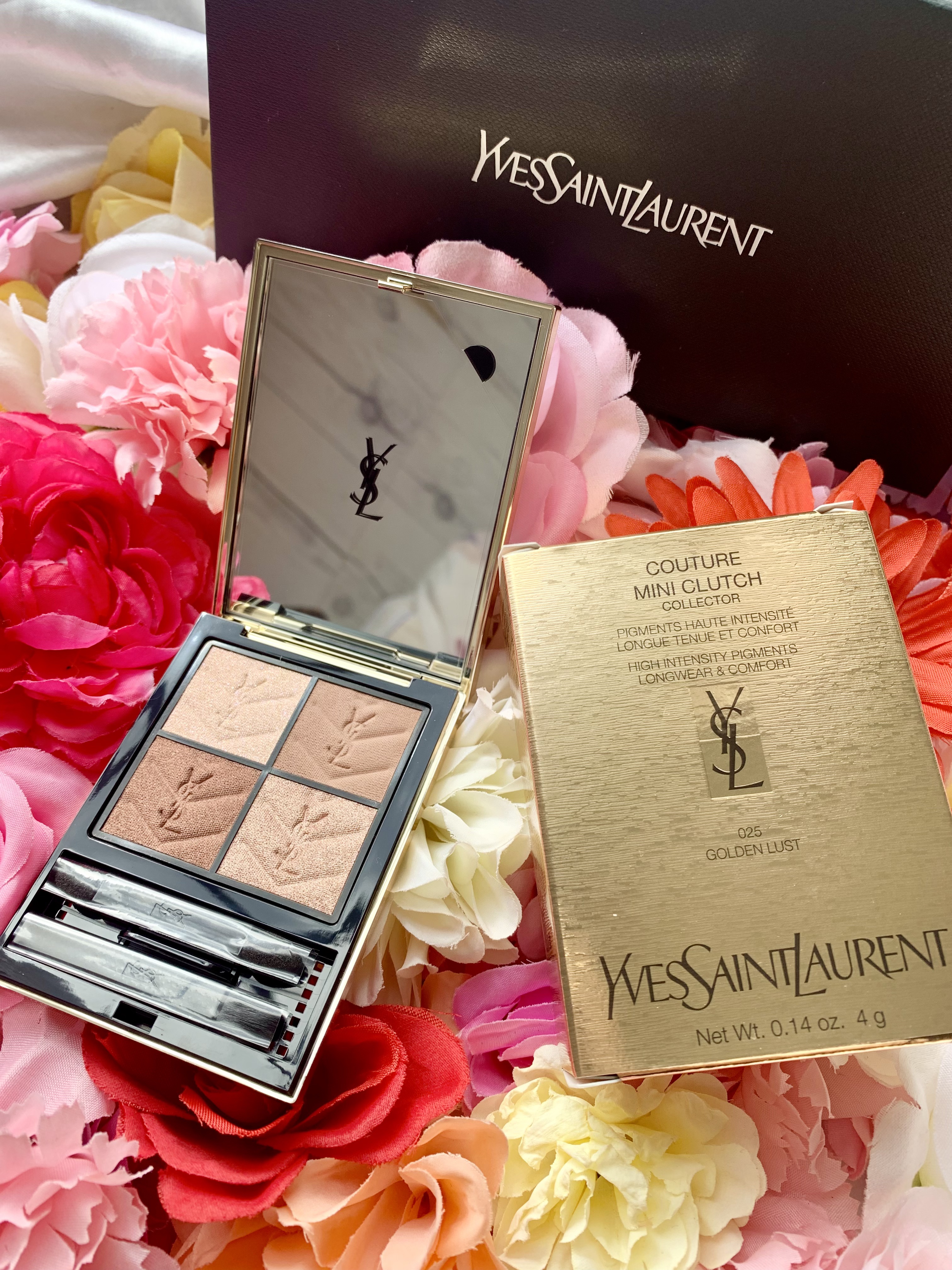 完売品 2025クリスマスコフレ YSL クチュール ミニ クラッチ025 限定色