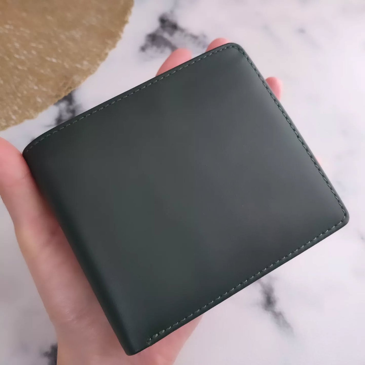 きょのすけ on LIPS 「<東京下町工房二つ折りメンズ本革財布>を愛用中♪👛日本の職人技..」(3枚目)