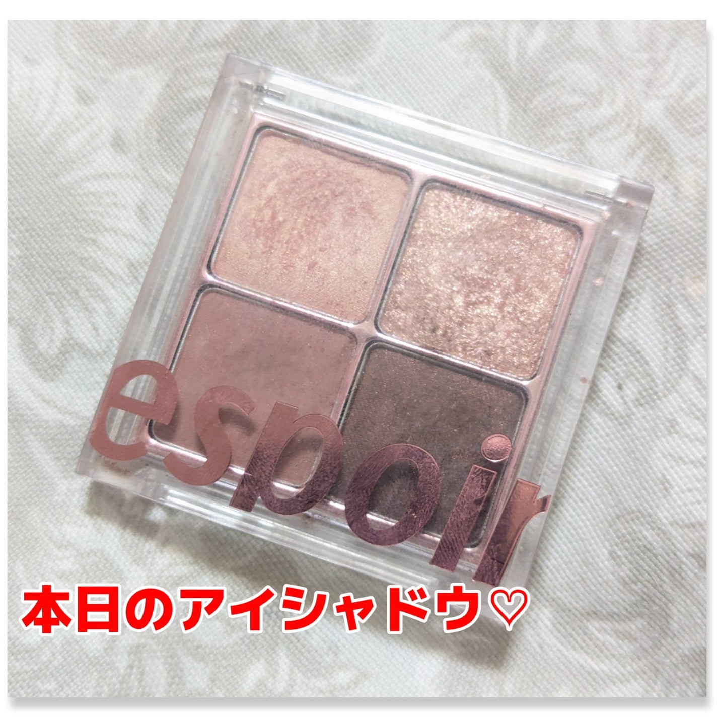 リアルアイハンディパレット/espoir/アイシャドウパレットを使ったクチコミ(1枚目)