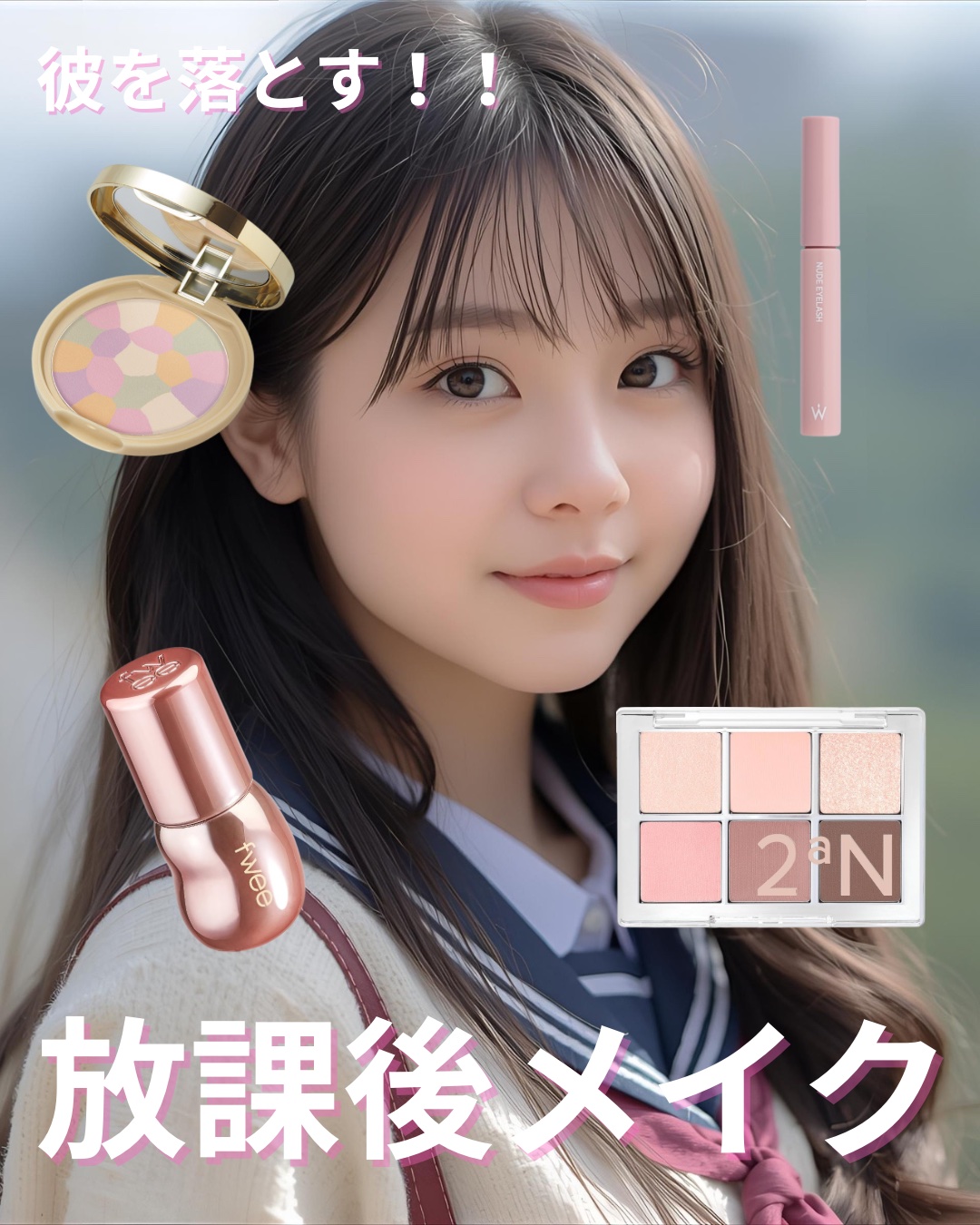 アピュー パステルブラッシャー VL02/A’pieu/パウダーチークを使ったクチコミ（1枚目）