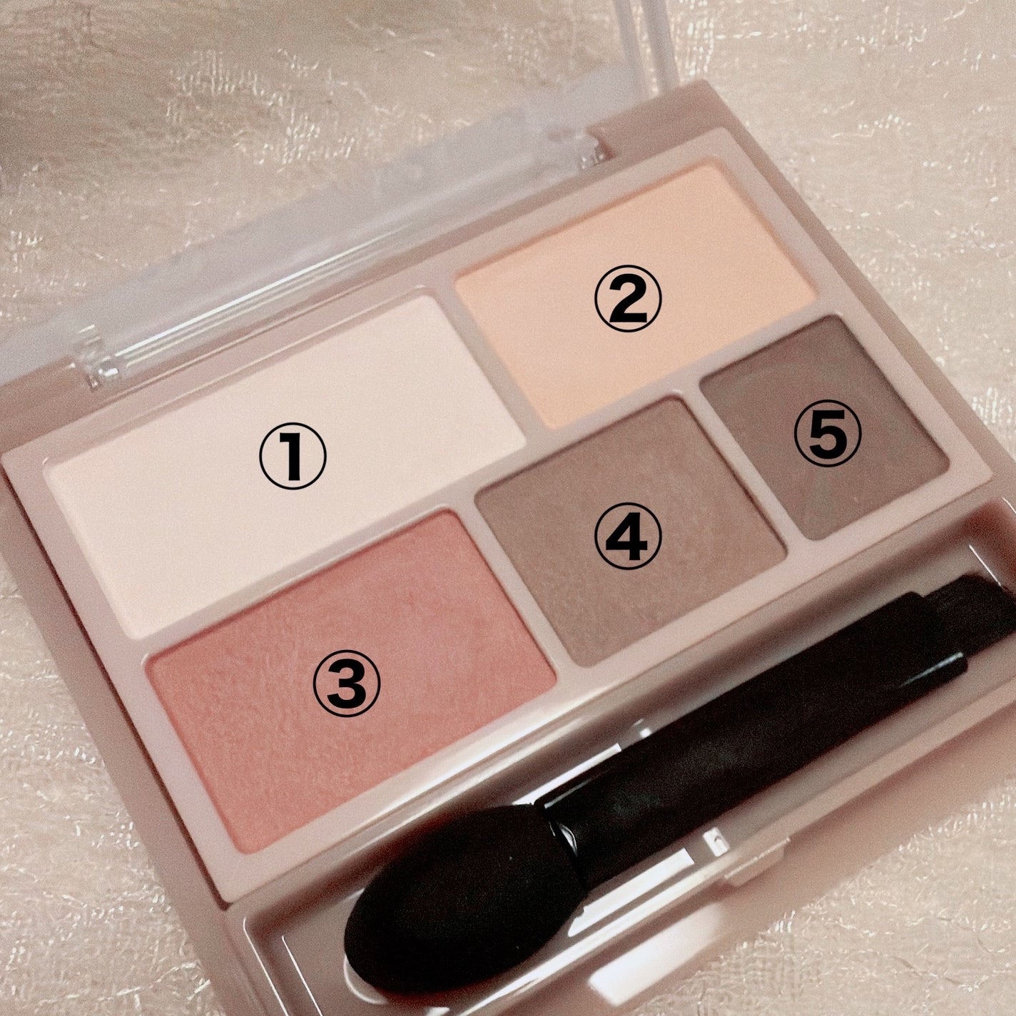 パーフェクトマルチアイズ/キャンメイク/アイシャドウパレットを使ったクチコミ(2枚目)