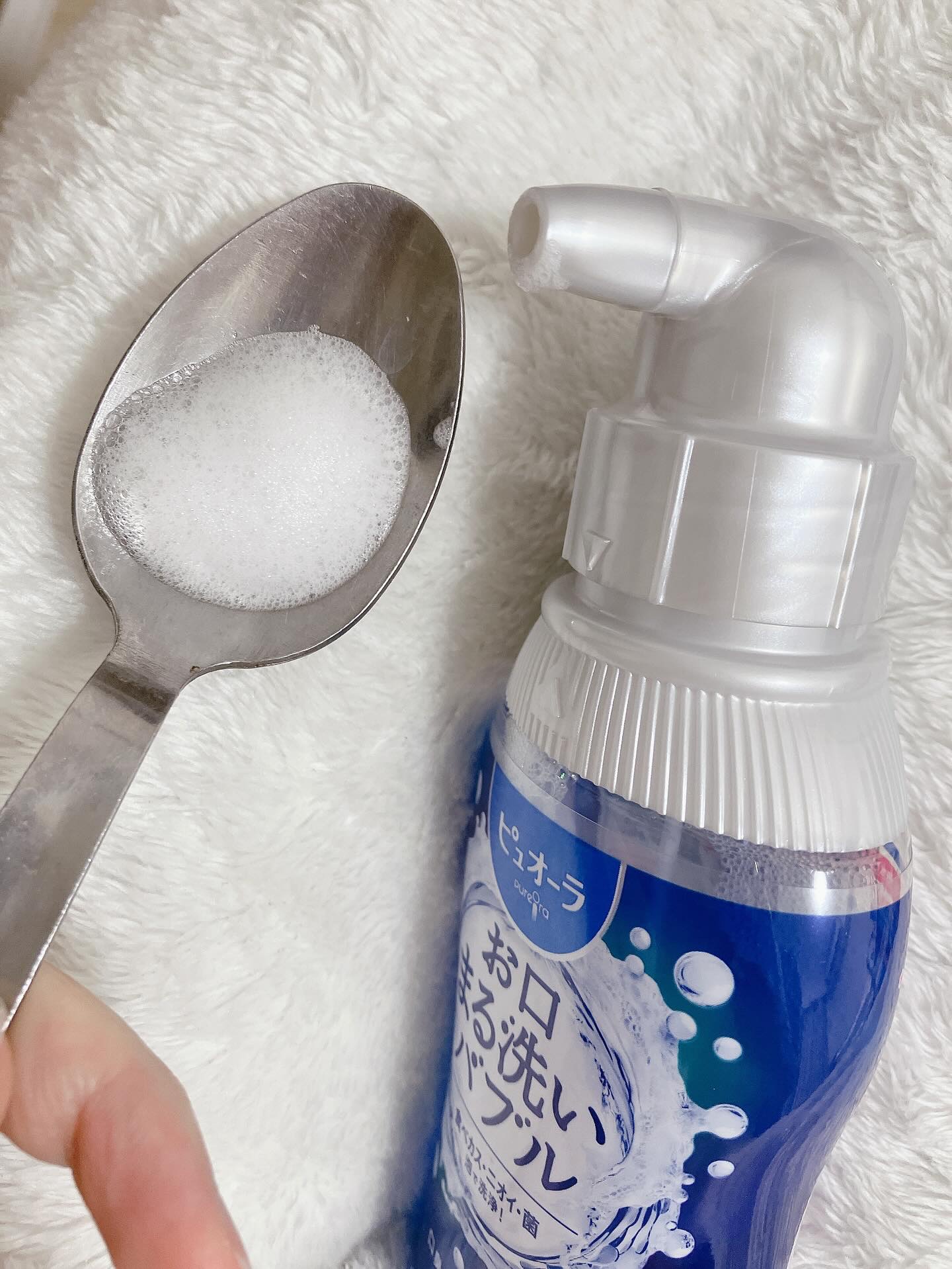 ピュオーラ 泡で出てくる洗口液 クリアミント【医薬部外品】/ピュオーラ/マウスウォッシュ・スプレーを使ったクチコミ（2枚目）