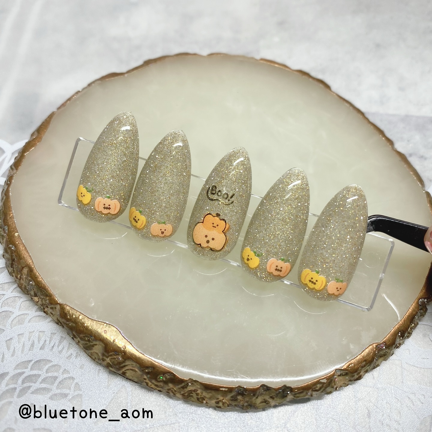 ネイルシール/セリア/ネイルシールを使ったクチコミ（2枚目）