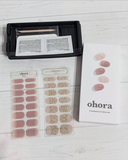 セミキュアジェルネイル(ハンド)/ohora/ネイルシールを使ったクチコミ(5枚目)
