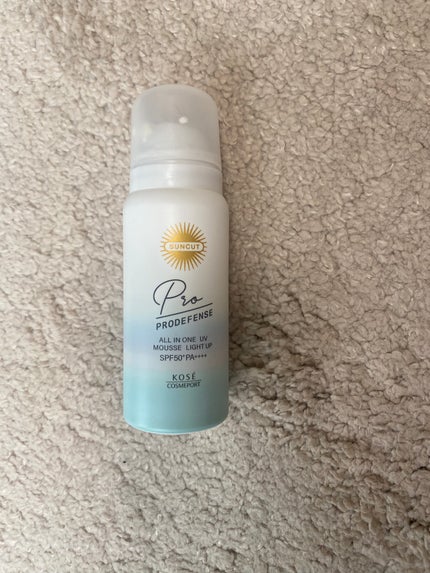 プロディフェンス オールインワンUV ムース(ライトアップ)/サンカット®/日焼け止めクリームを使ったクチコミ(2枚目)
