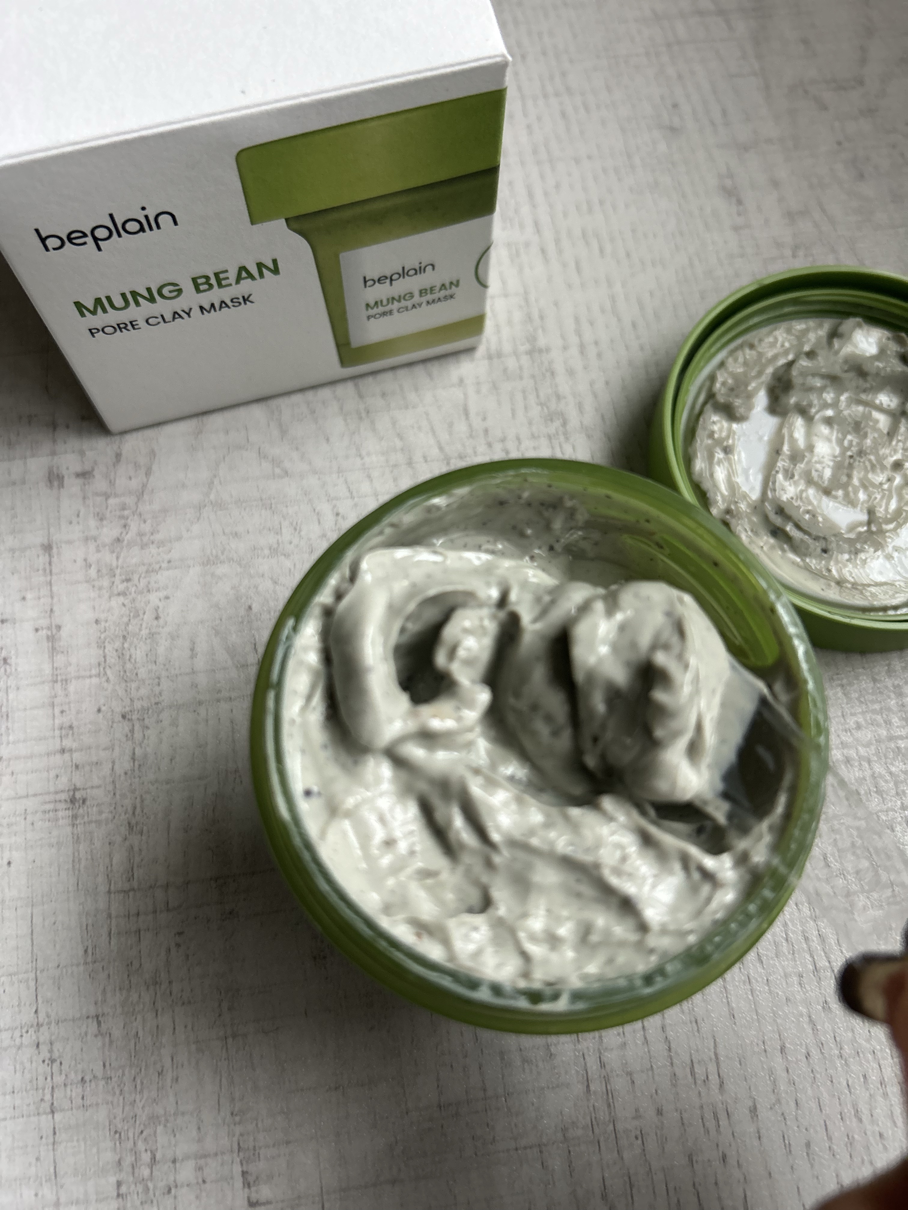 緑豆毛穴クレイパック/beplain/洗い流すパック・マスクを使ったクチコミ（1枚目）