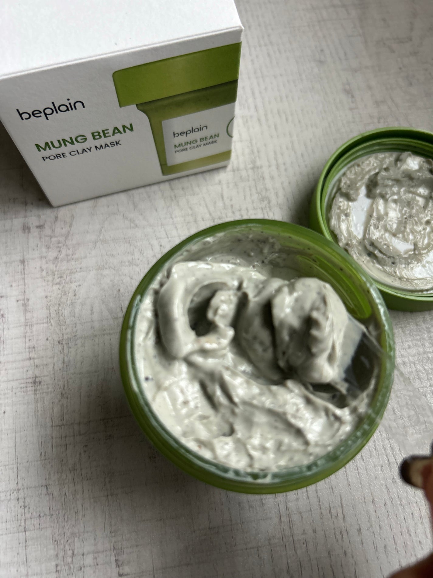 緑豆毛穴クレイパック/beplain/洗い流すパック・マスクを使ったクチコミ(1枚目)