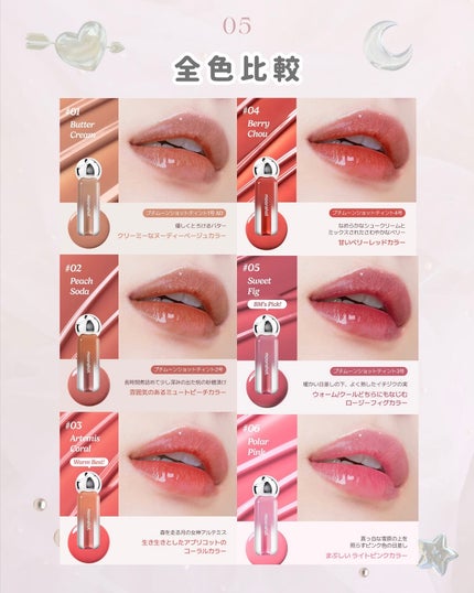 ジェリームーングロウティント/moonshot/リップグロスを使ったクチコミ(6枚目)