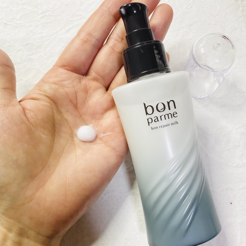 ボンリペアミルク/bonparme/ヘアミルクを使ったクチコミ（2枚目）