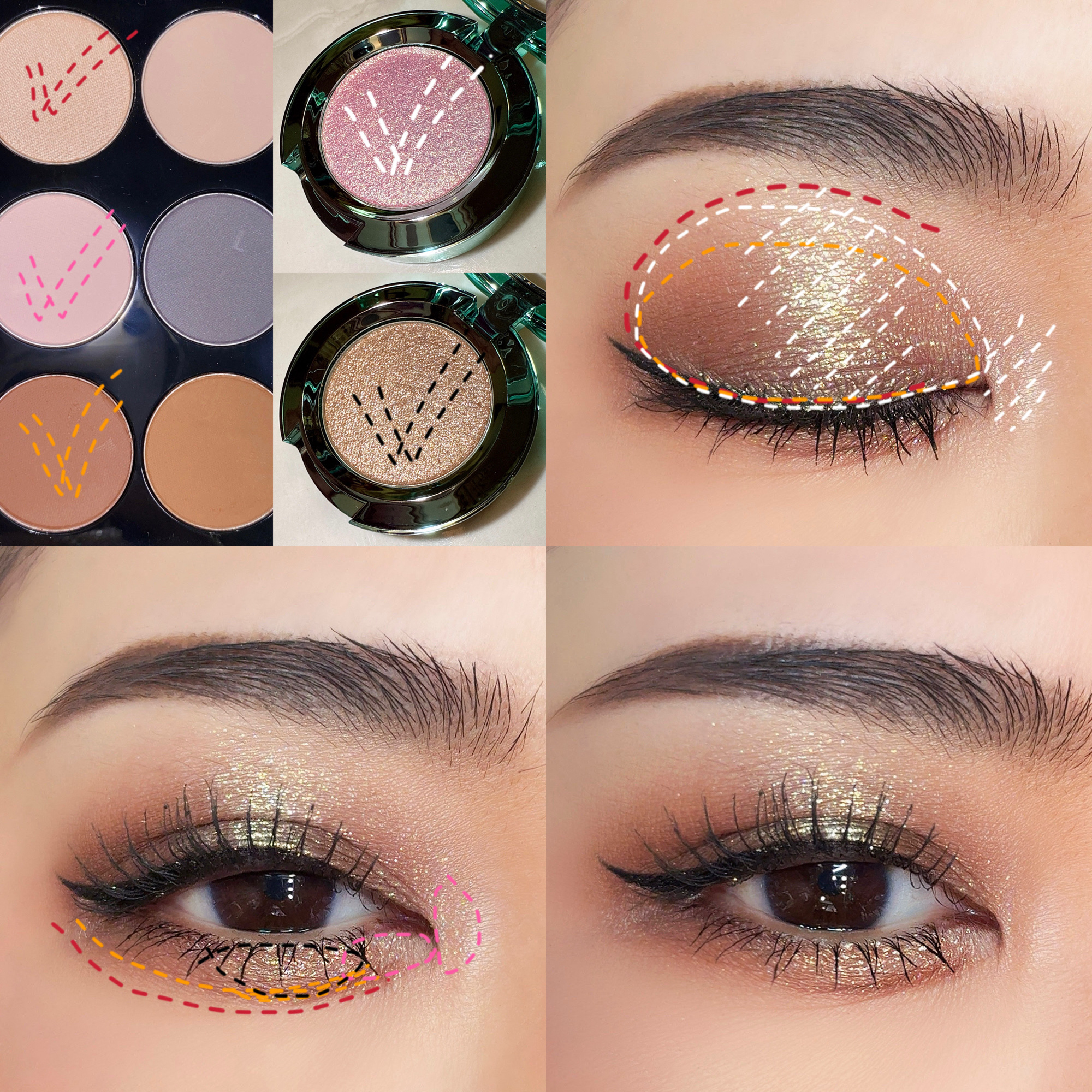 MAC アイシャドウ　グリマーフォーブレックファスト&アイスリスト M・A・Cの単色アイシャドウ スモール アイシャドウ＆ジェリー シャイン