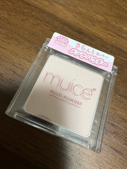 スポットメンテパウダー/muice/プレストパウダーを使ったクチコミ(1枚目)