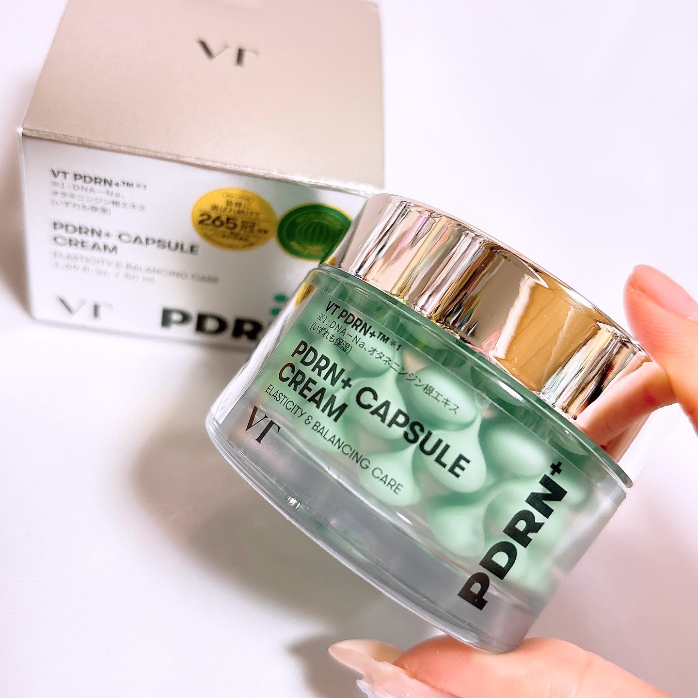 PDRN カプセルクリーム 100/VT/フェイスクリームを使ったクチコミ（2枚目）
