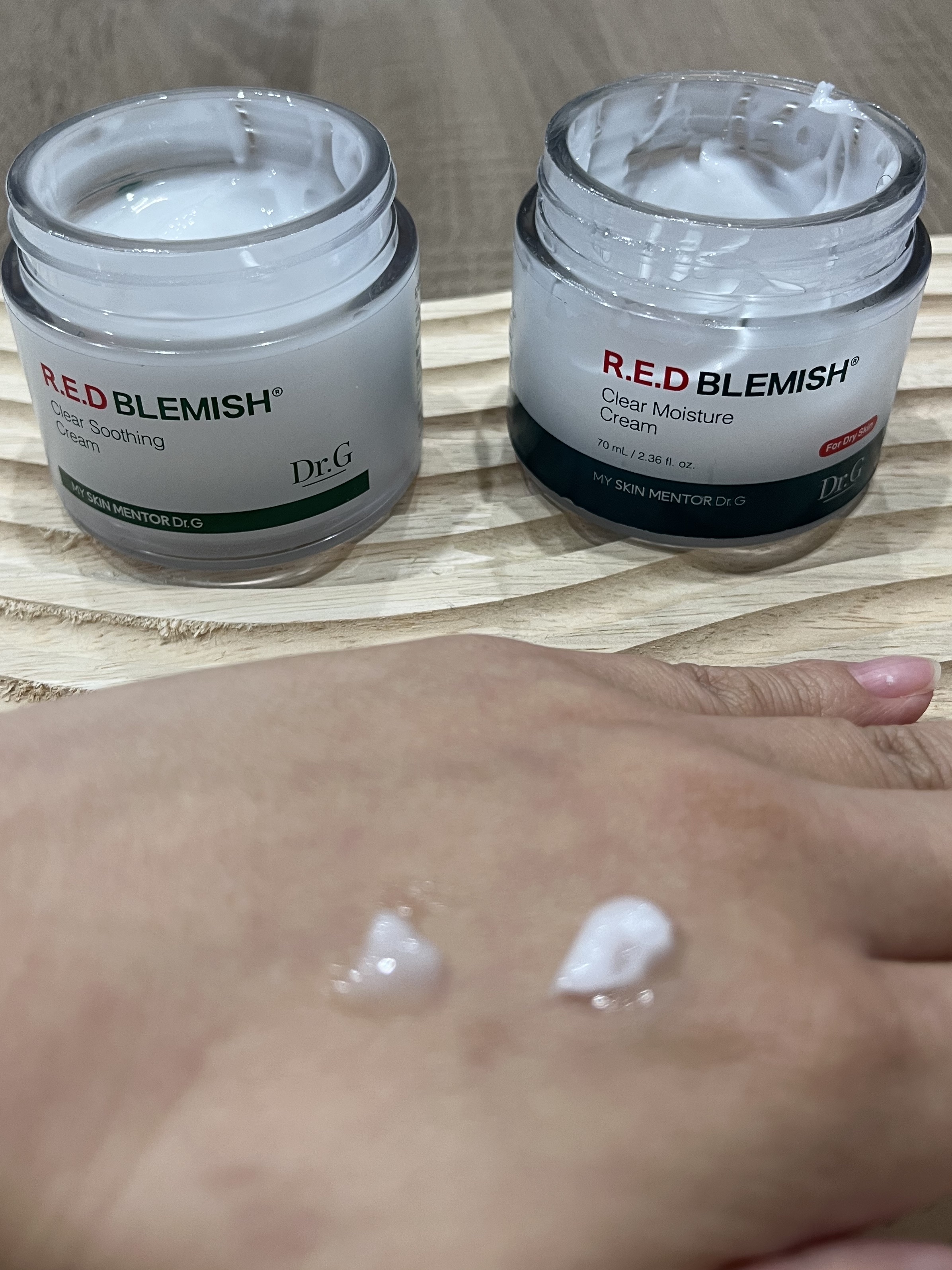 レッドブレミッシュ クリアスージングクリーム/Dr.G/フェイスクリームを使ったクチコミ（2枚目）