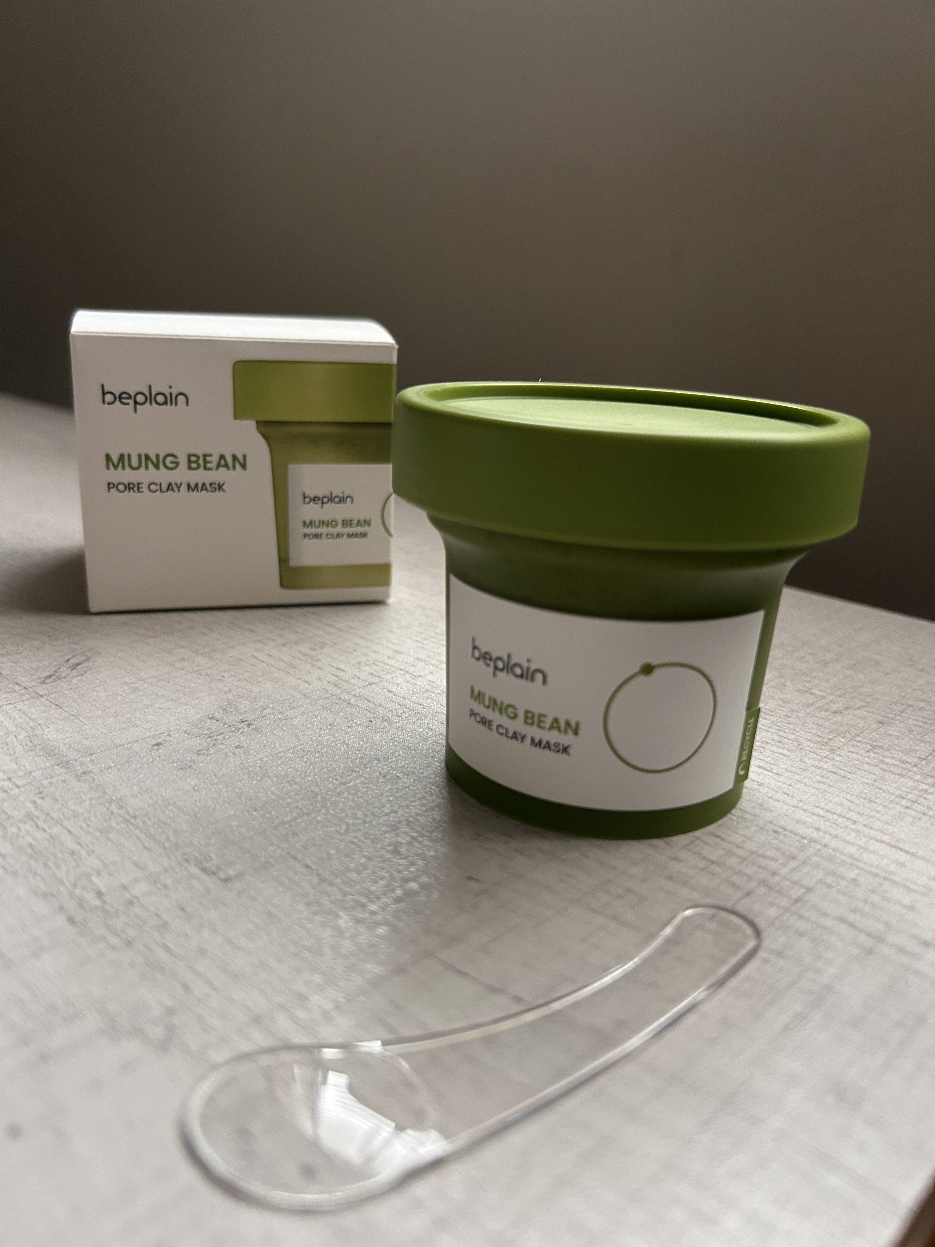 緑豆毛穴クレイパック/beplain/洗い流すパック・マスクを使ったクチコミ（2枚目）