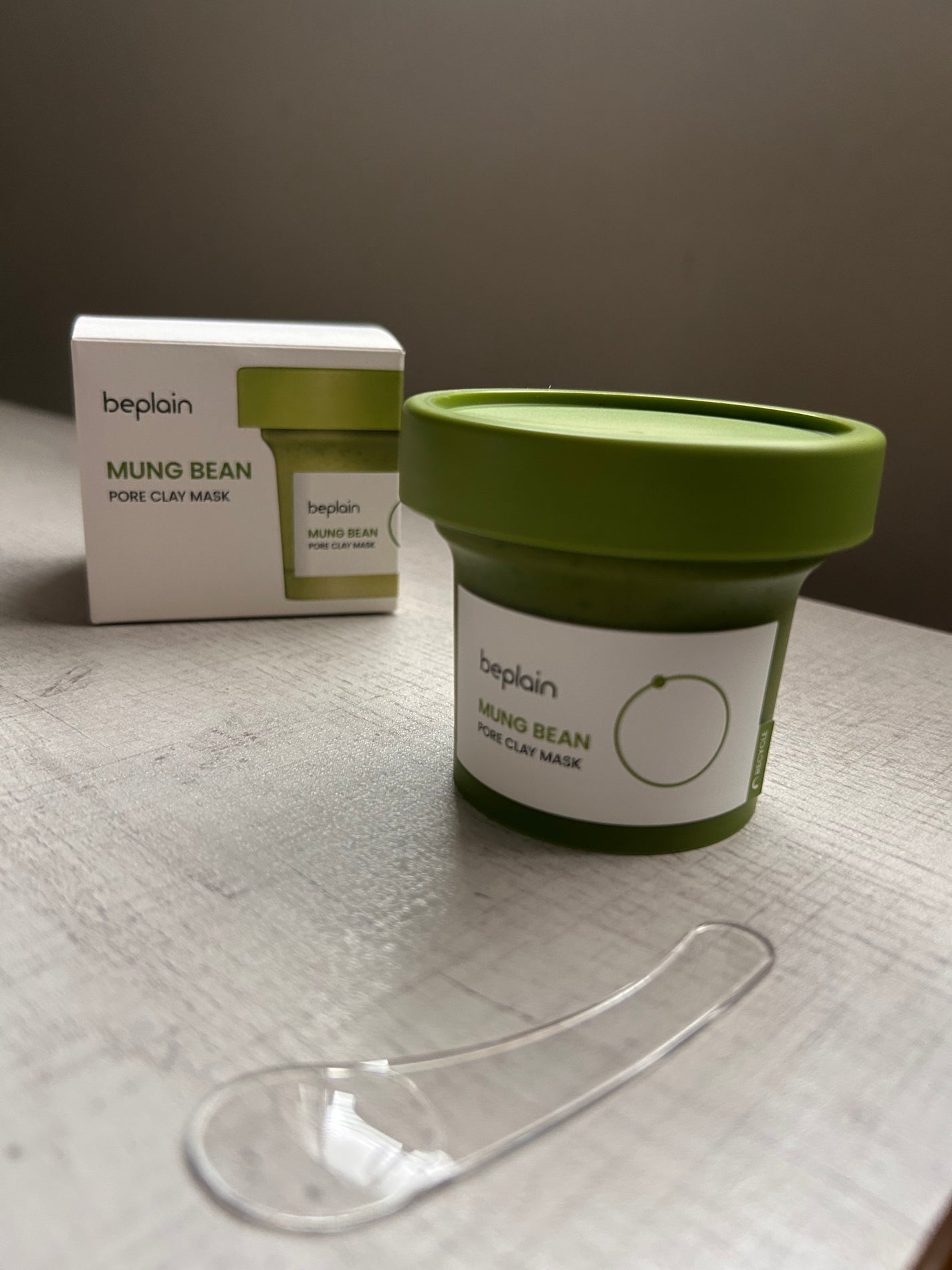 緑豆毛穴クレイパック/beplain/洗い流すパック・マスクを使ったクチコミ(2枚目)