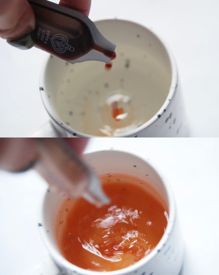 飲める美容ピンクDIYドリンク ピンクポーション ゼロカロリー・冬虫夏草/PINK POTION /美容ドリンクを使ったクチコミ(3枚目)