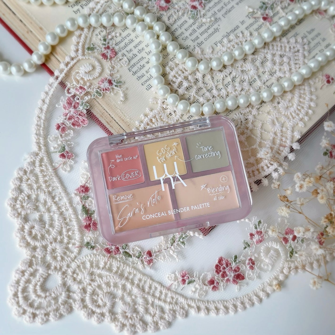 コンシールブレンダーパレット/LUNA/パレットコンシーラーを使ったクチコミ(1枚目)