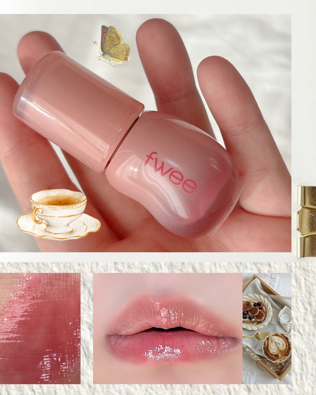 フィー 3Dボリューミンググロス/fwee/リップグロスを使ったクチコミ（3枚目）