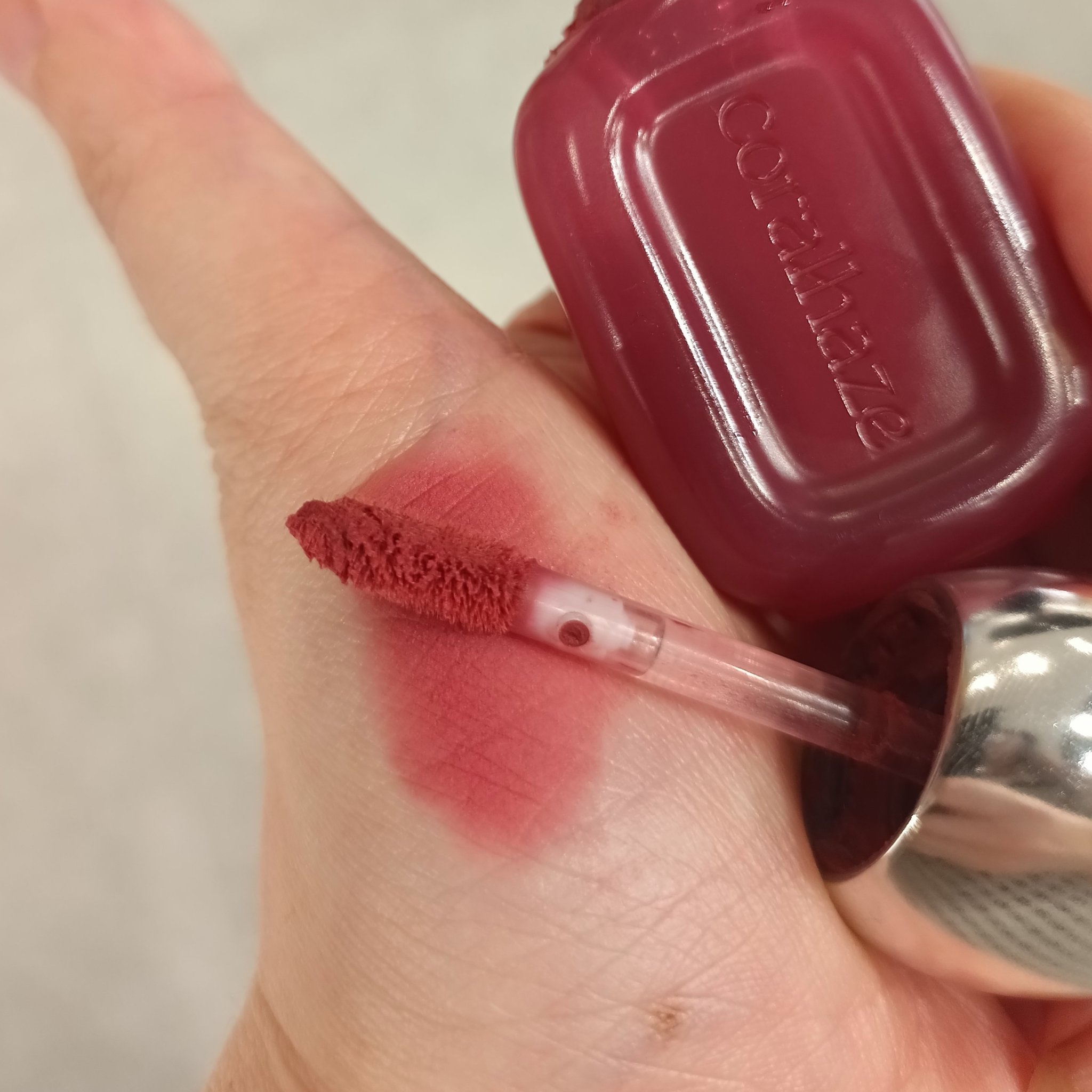 ベア ベルベット ティント/Coralhaze/リップティントを使ったクチコミ（2枚目）