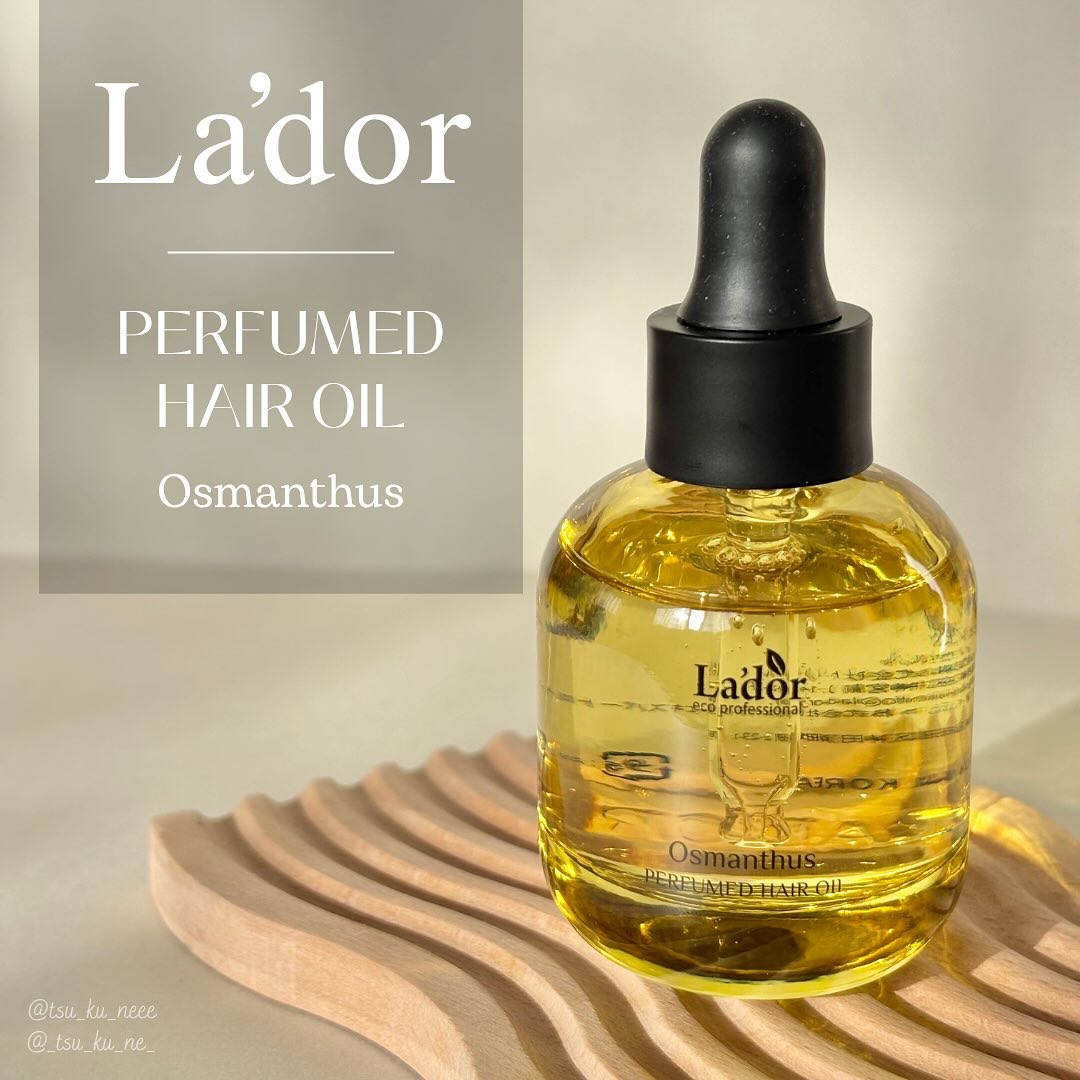 パフュームヘアオイル オスマンサス/La'dor/ヘアオイルを使ったクチコミ（1枚目）