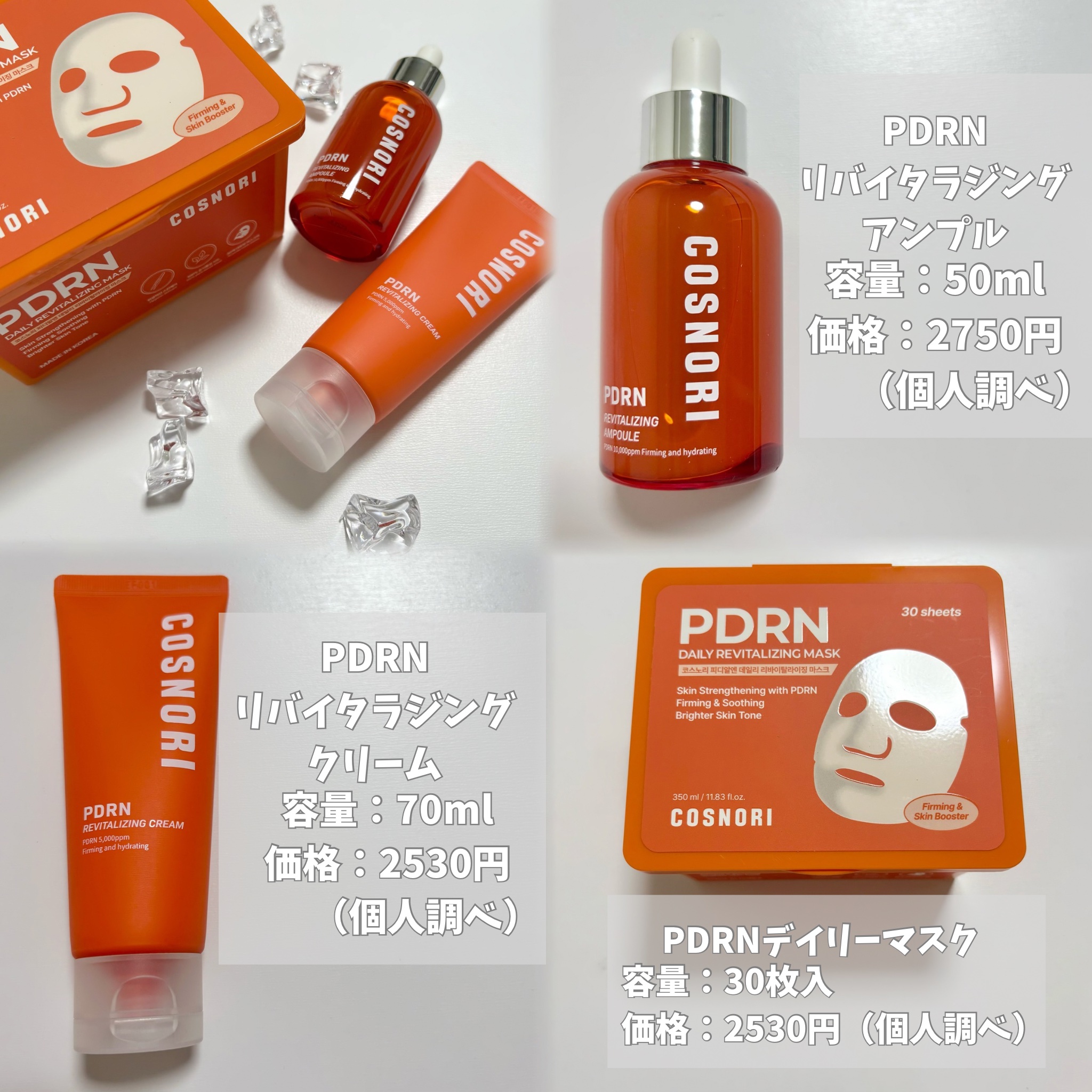 PDRNデイリーマスクパック/COSNORI/その他スキンケアを使ったクチコミ（2枚目）