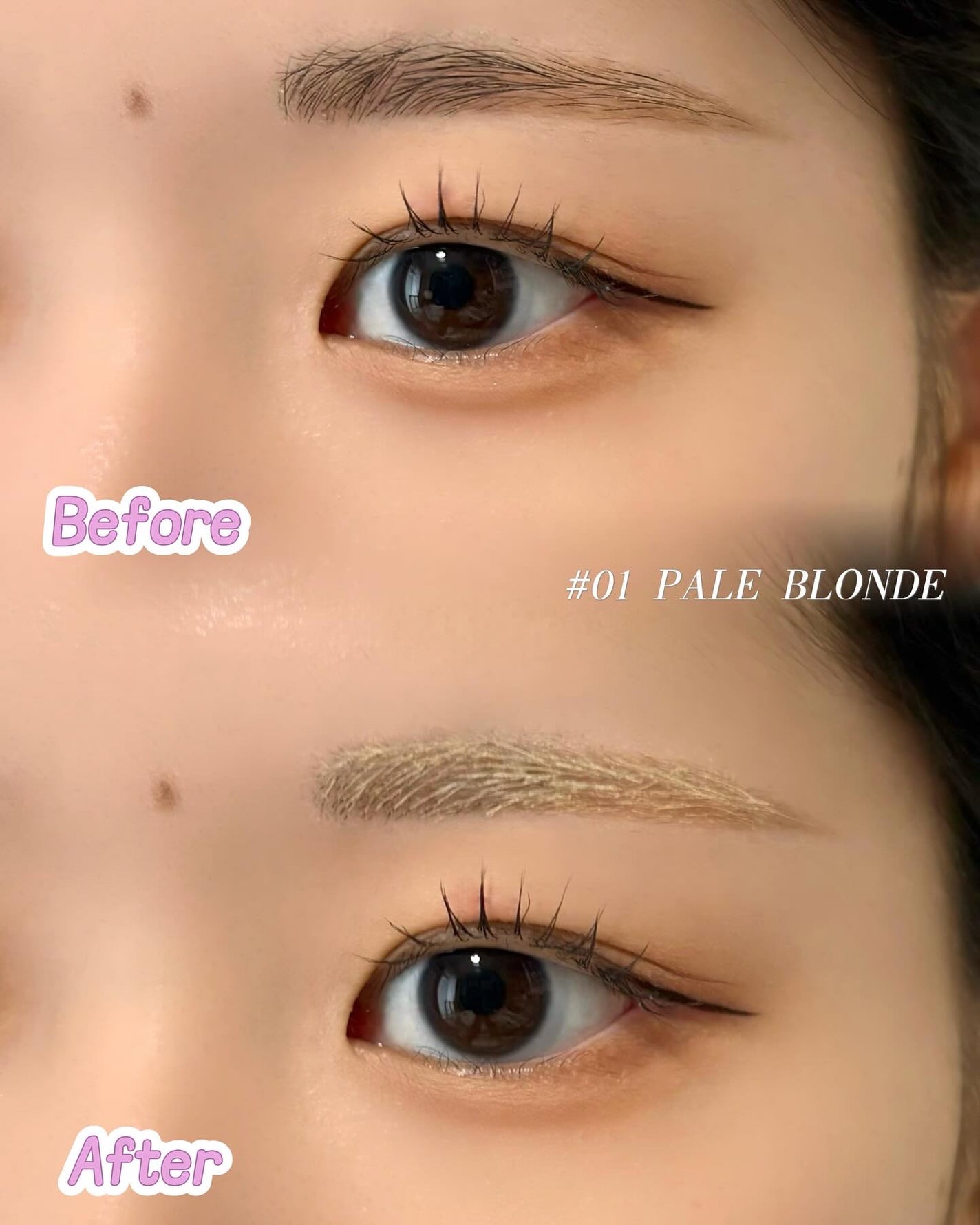 ドットオンムード フェイクアップ ブロウカラー/Heart Percent/眉マスカラを使ったクチコミ(5枚目)