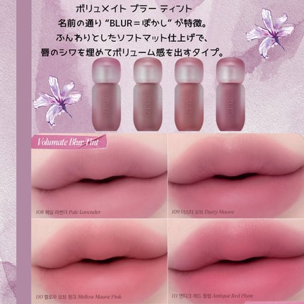 CLIO ボリュメイト グロスのクチコミ「CLIOから登場するMauve Archiving Collection 💗
ふんわりぼかし質.....」(2枚目)