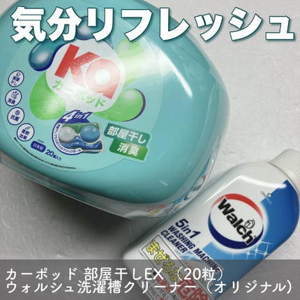 カーポッド 部屋干しEX/王子製薬/洗濯洗剤を使ったクチコミ(1枚目)