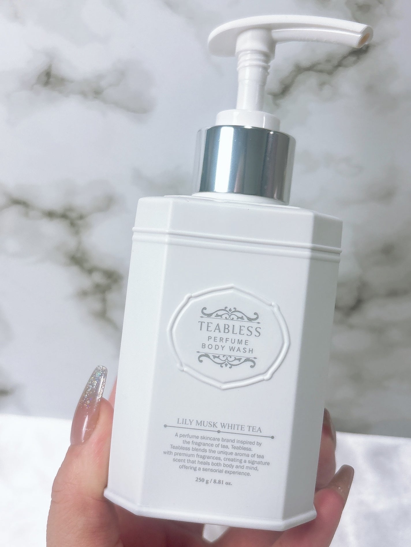 パフュームボディウォッシュ リリームスクホワイトティー/TEABLESS/ボディソープを使ったクチコミ(2枚目)
