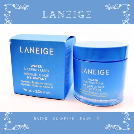 ウォータースリーピングマスク/LANEIGE/フェイスクリームを使ったクチコミ(1枚目)