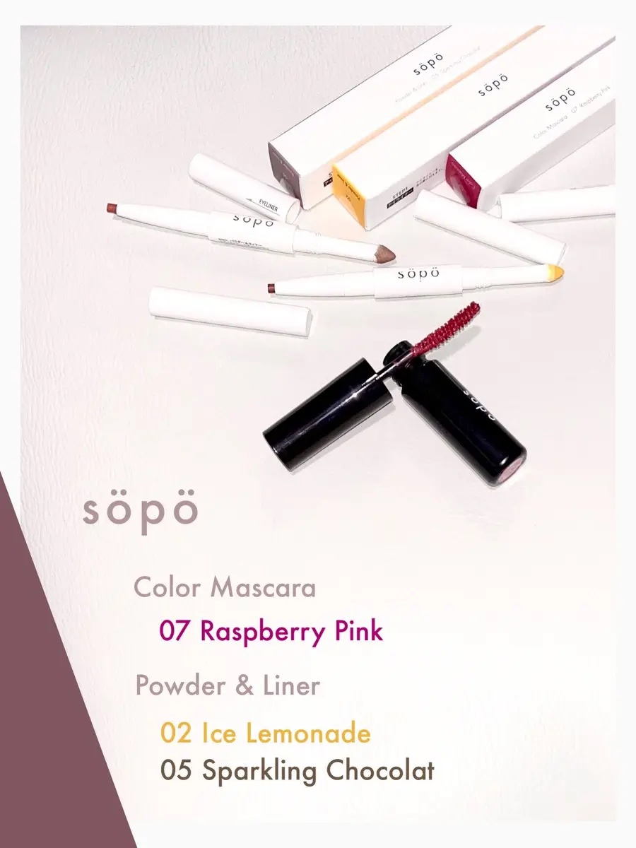 パウダー&ライナー/sopo/スティックアイシャドウを使ったクチコミ（1枚目）