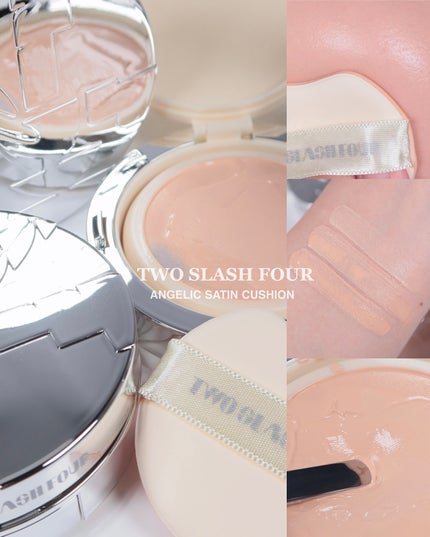 エンジェリックサテンクッション/TWO SLASH FOUR/クッションファンデーションを使ったクチコミ(1枚目)