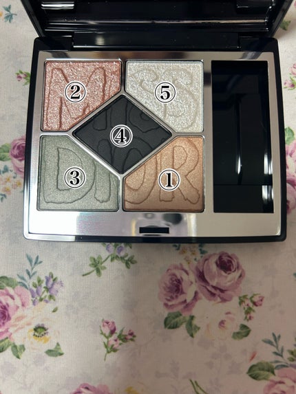 ディオールショウ サンク クルール(ミス ディオール コレクション 限定品)/Dior/アイシャドウを使ったクチコミ(4枚目)