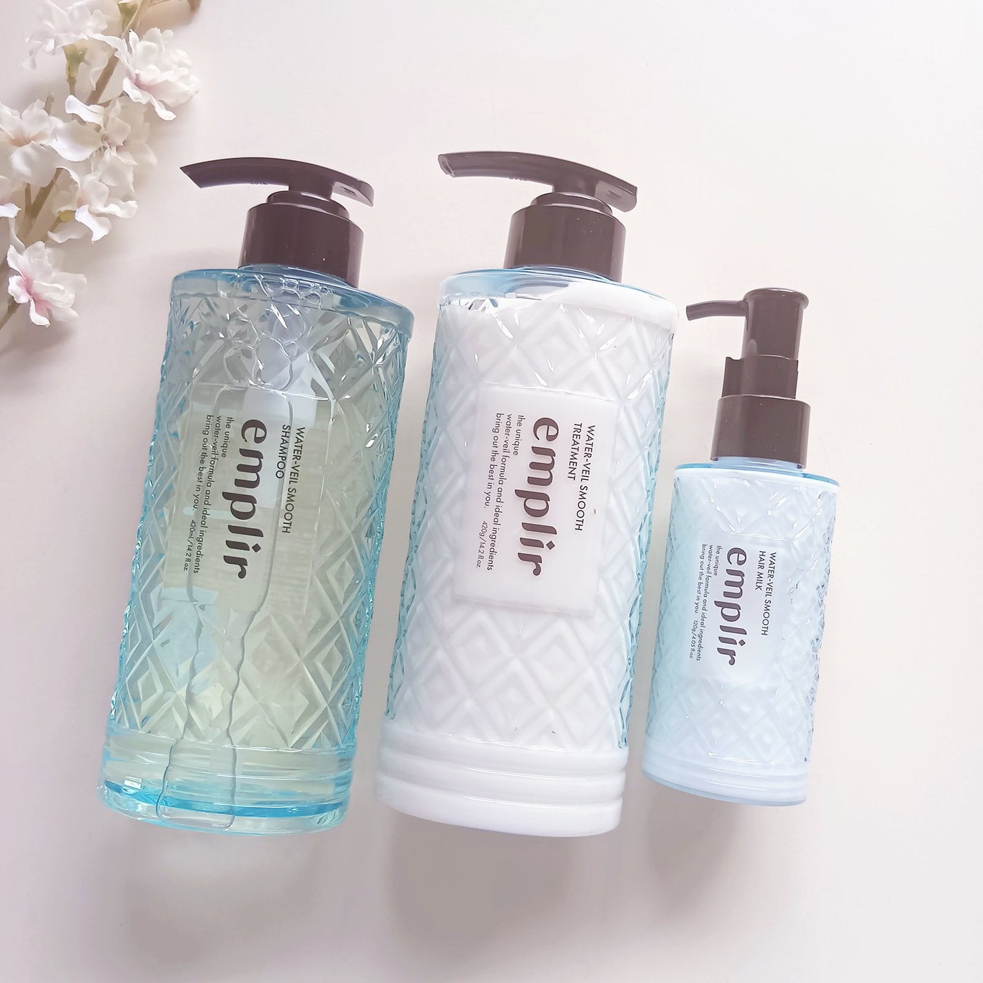 ウォーターベール スムース シャンプー/トリートメント/emplir/市販シャンプーを使ったクチコミ(1枚目)